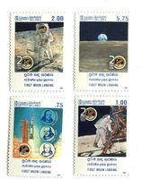 Briefmarken "Apollo 11". Sri Lanka.