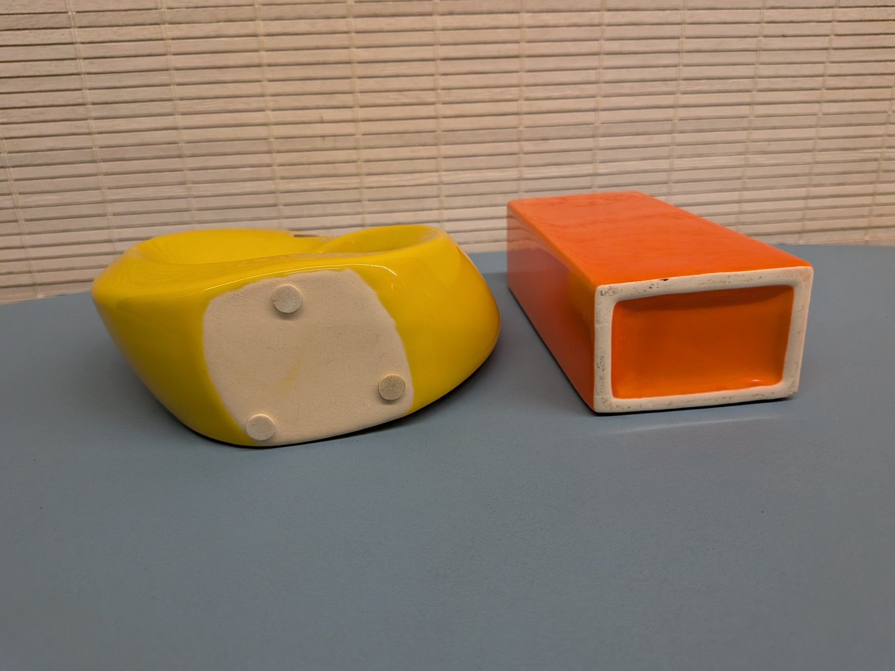 Vasi & Recipienti: Orange & gelbe Keramik Vase – Usato da Emmen venduto da magelan 5