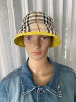 RARITÄT - stilvoller und edler Karo-Hut, beige, 1 Size