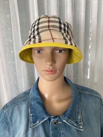RARITÄT - stilvoller und edler Karo-Hut, beige, 1 Size