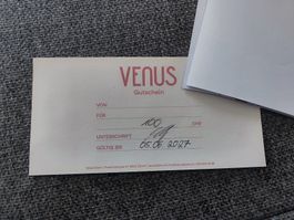 Venus Bistro Gutschein Wert 100 CHF gültig bis 05.06.2027
