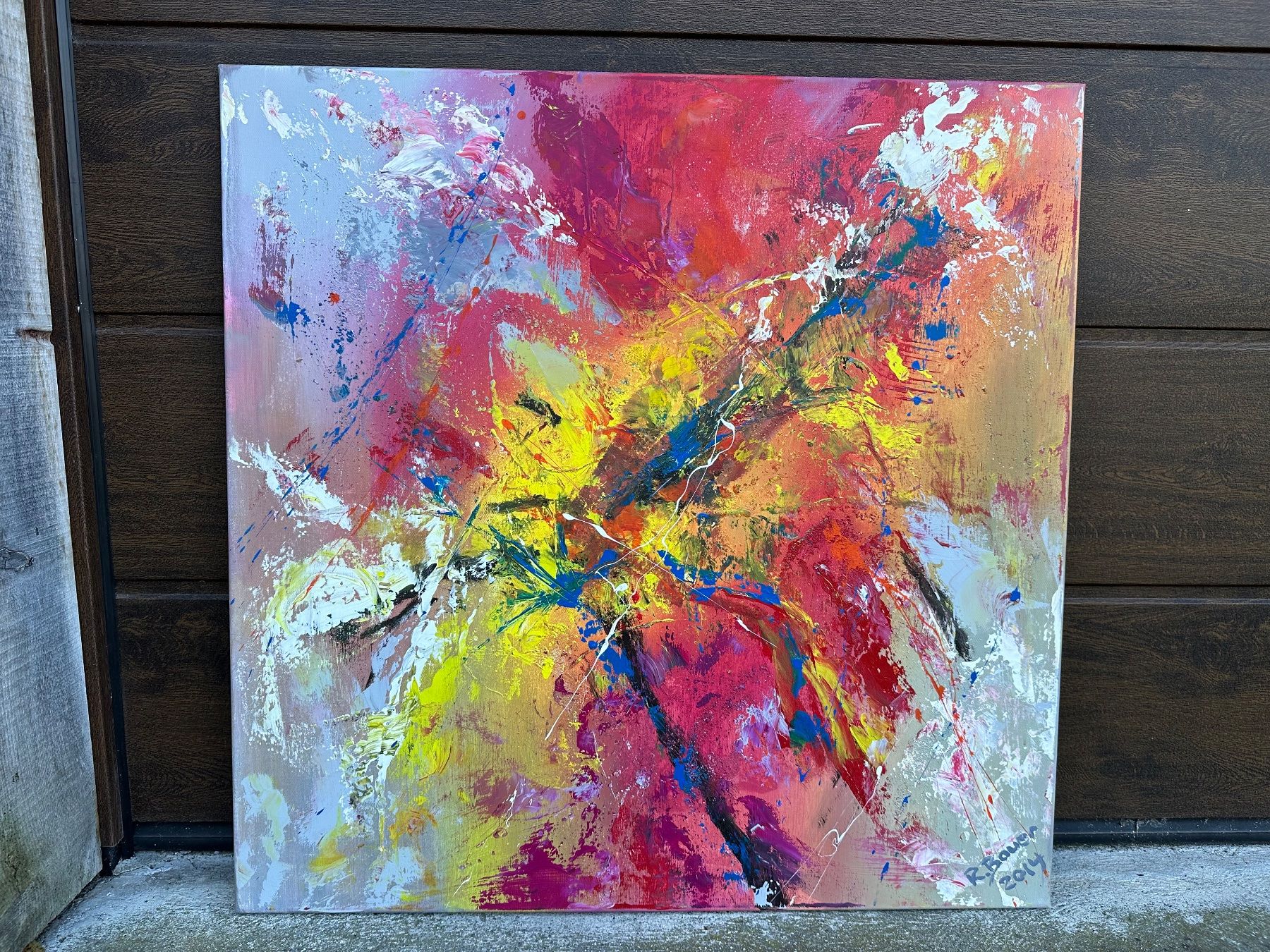 Dipinti: Acrylbild 80 x 80 cm – Usato da Chur venduto da Flatcoat