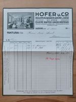 Alte Rechnung Briefkopf Luzern 1914