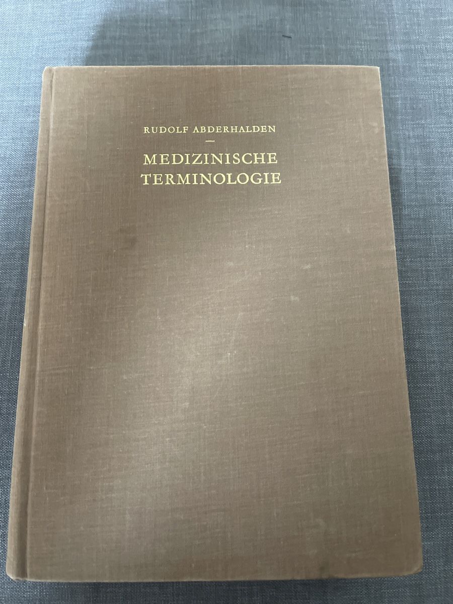 Bücher: Buch Medizinische Terminologie – Gebraucht aus Zürich von d.reitzer