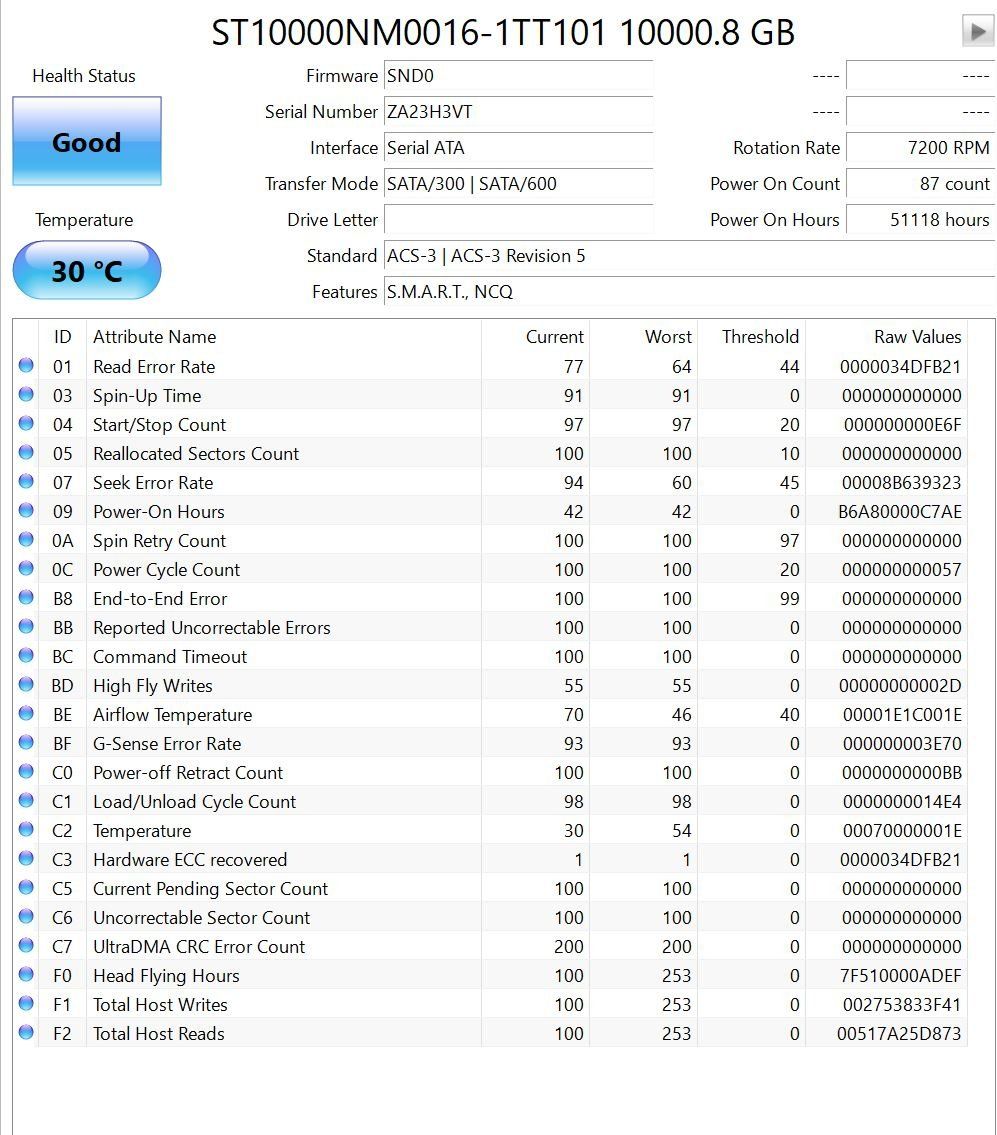 Seagate Dischi rigidi: Seagate Exos X10 Enterprise 10 tB – Usato da Neuchâtel venduto da antbot 2