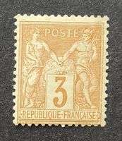Frankreich 1878, “Type Sage” 3c ungestempelt