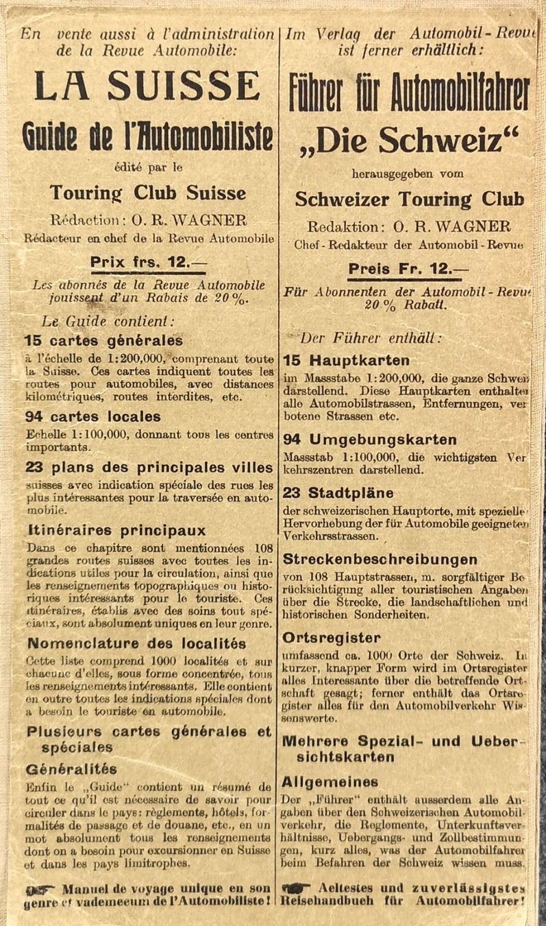 Cartine & Atlanti: STRASSENKARTE DER SCHWEIZ – Usato da Interlaken venduto da Wermon 1