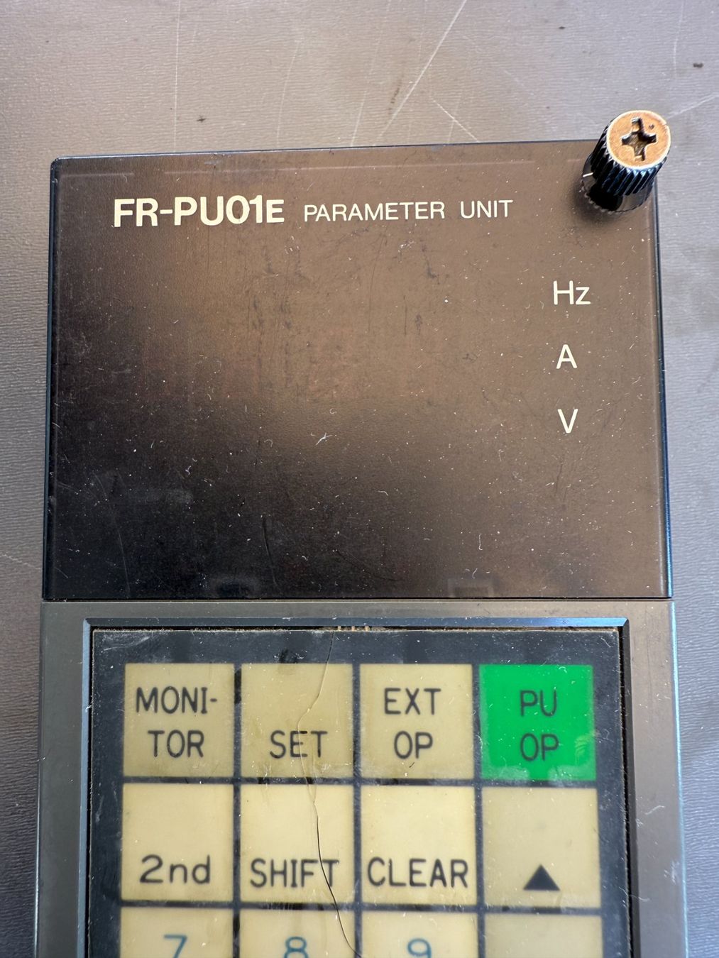 Mitsubishi Componenti elettronici: Mitsubishi FR-PU01 Operation Panel – Usato da Hohenrain venduto da roli1983 1