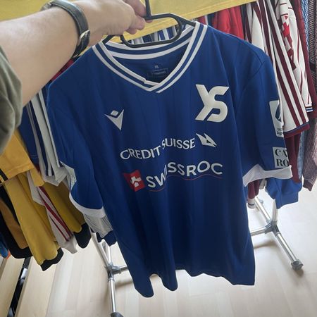 Matchworn Trikot Yverdon Mazzeo Macron