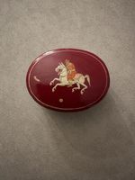 Scatoletta vintage dipinto a mano con cavallo