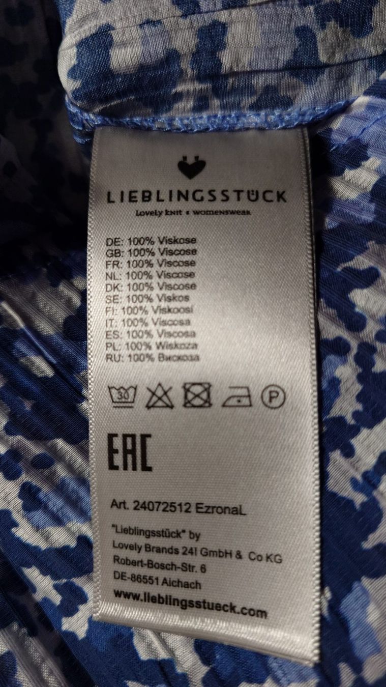 Lieblingsstück Camicette: LIEBLINGSSTÜCK Ezrona, Grösse 34 – Nuovo e nell'imballaggio originale da Riehen venduto da markstre11 2