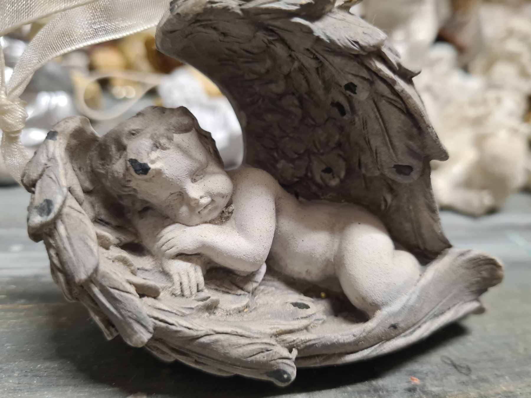 Statuette: Engelsfigur, ca. 11x8 cm – Usato da Amriswil venduto da kleindeko 1