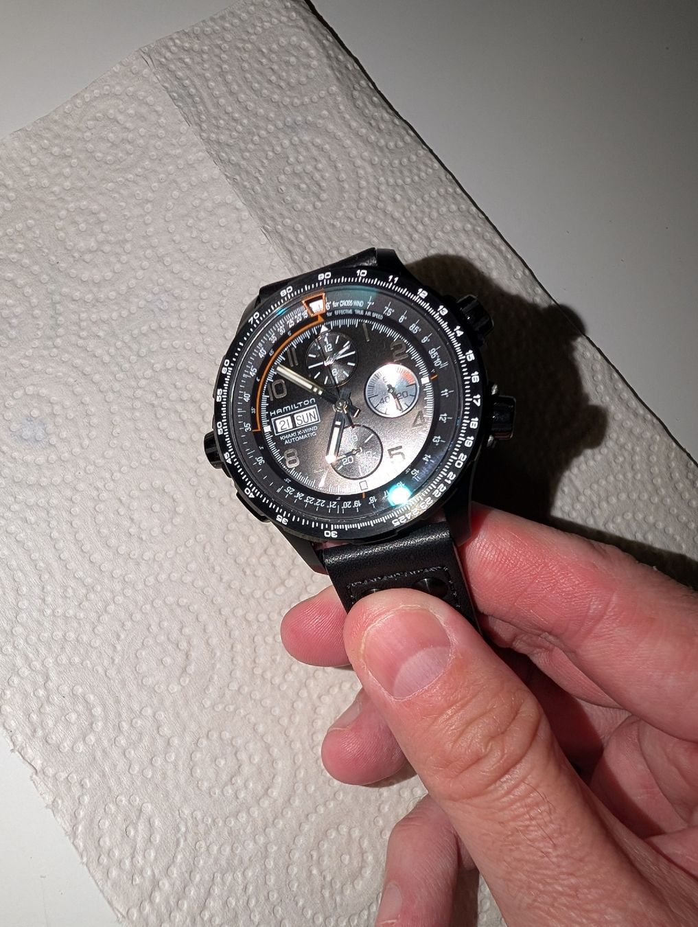 Hamilton Orologi: Hamilton X-Wind Automatik Chronograph Black PVD – Nuovo (secondo la descrizione) da Zeihen venduto da sim_g2w6 2