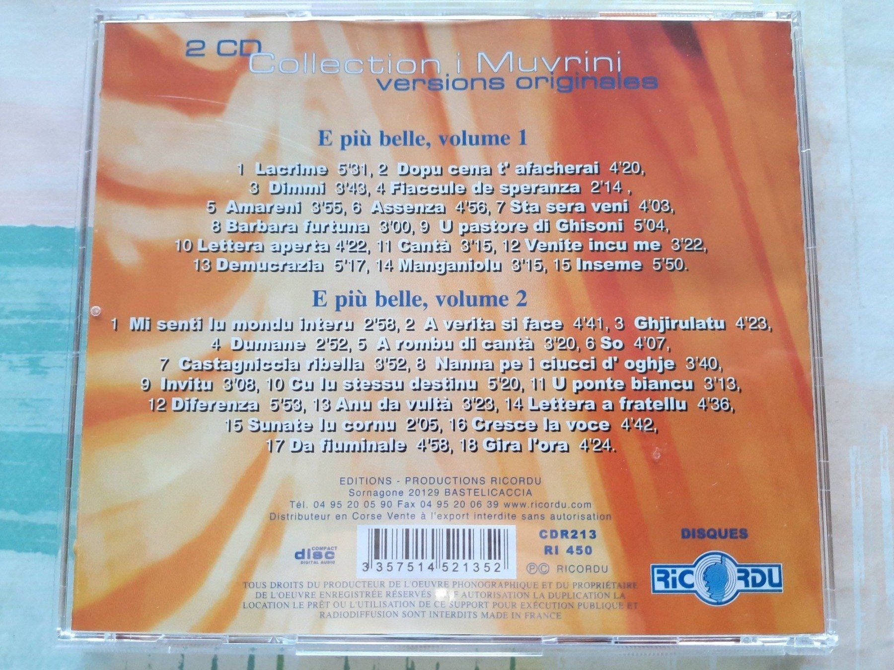 CDs: CD I Muvrini - Collection 2 Cds – D'occasion à Pully par bro_n52j 2