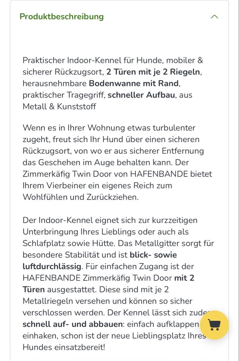 Liege- & Schlafplätze: Hunde Zimmerkäfig / Hundebox – Gebraucht aus Wetzikon ZH von nin_yjd7 3