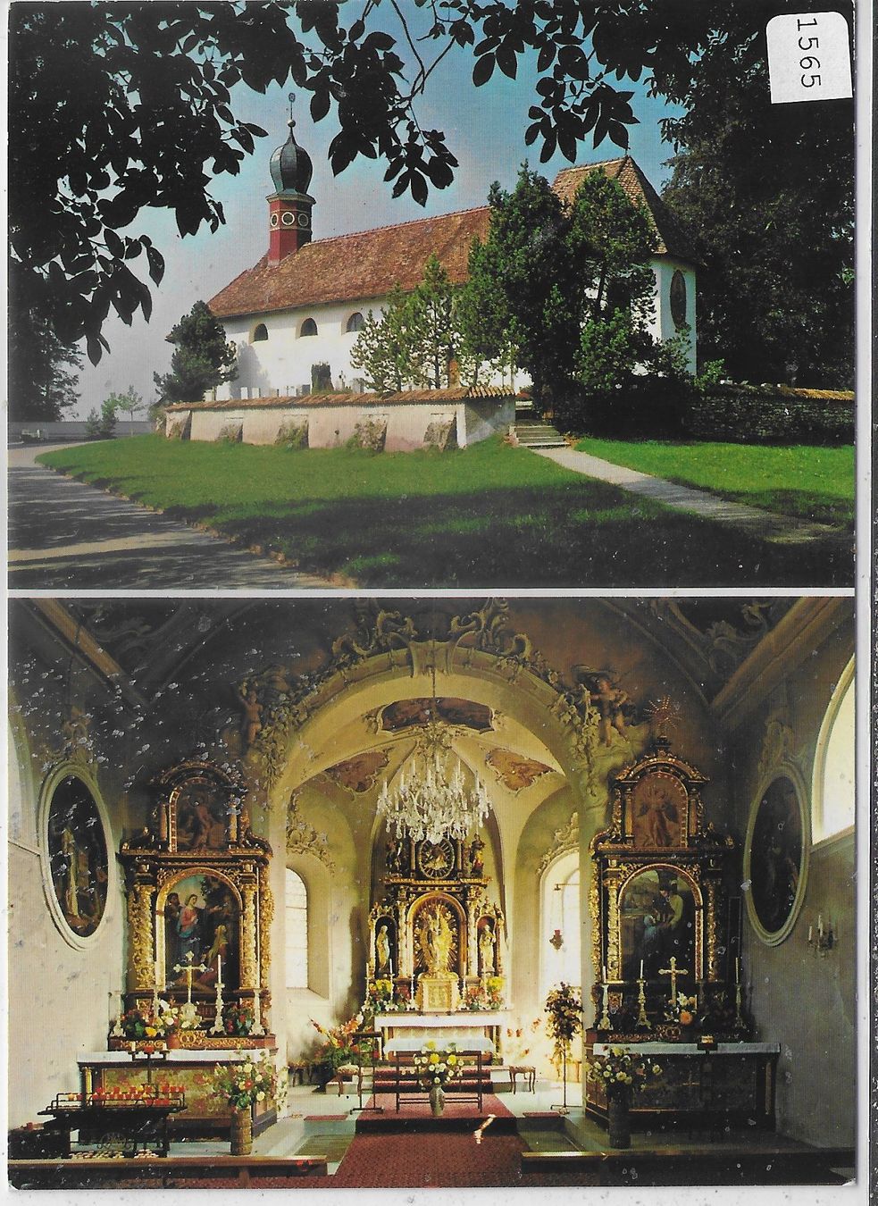Cartoline postali: Wallfahrtskirche Maria Dreibrunnen bei Wil SG – Usato da Ettingen venduto da Kartenplanet