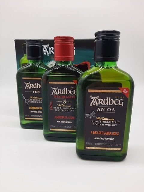 Ardbeg Bevande alcoliche: Ardbeg Monsters of Smoke Set – Nuovo e nell'imballaggio originale da Meggen venduto da baerli1976 3