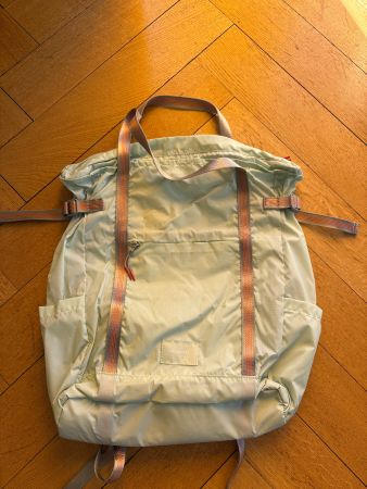 Sac à dos vert clair, sandqvist , état d'occasion