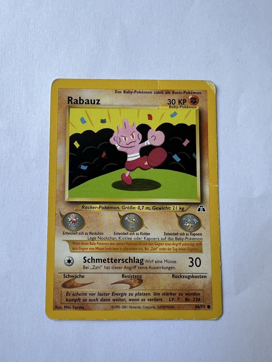 Pokémon Cartes à collectionner: Pokemonkarte Rabauz – D'occasion à Willisau par Neiro77