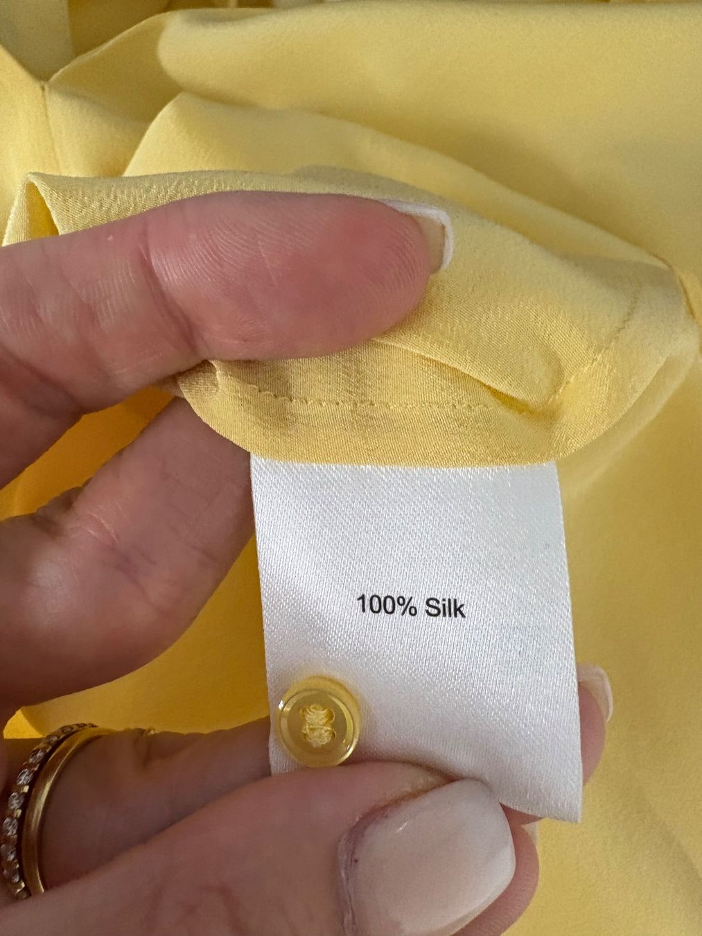 Blusen: MOD Atelier Bluse Gr. 40 aus Seide gelb langarm – Neu (gemäss Beschreibung) aus Regensdorf von secondchancefashion 4
