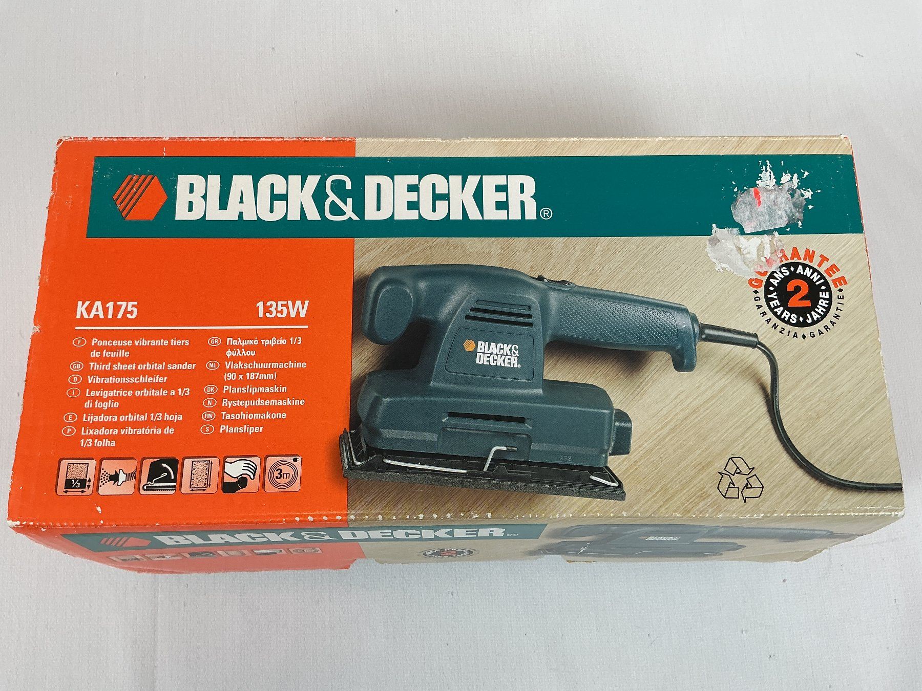 Smerigliatrici & Lucidatrici: BLACK & DECKER Schleif - Maschine Vibrationsschleifer – Nuovo (secondo la descrizione) da Richterswil venduto da Restwert_Richterswil 8