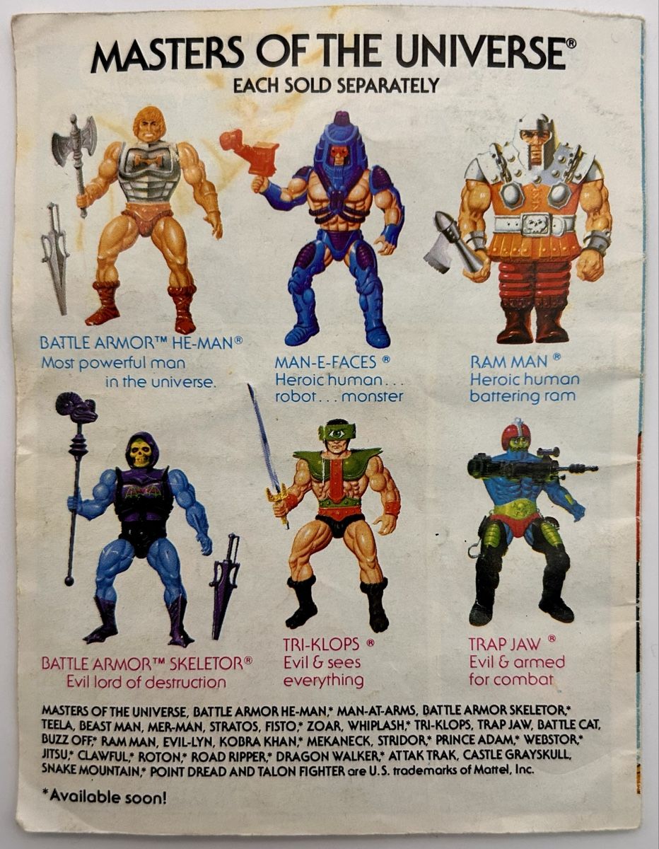 Masters of the Universe Statuette: MOTU Vintage Two Bad Figur komplett mit Mini-Comic – Usato da Oberhasli venduto da Schneeschueh 6