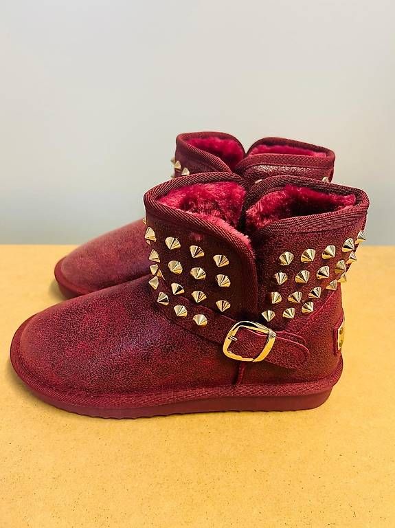 Scarpe da donna: Damenboots bordeaux – Nuovo e nell'imballaggio originale da Emmen venduto da IMV-Liquidationen