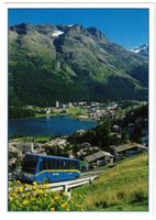 St. Moritz mit Standseilbahn Chantarella