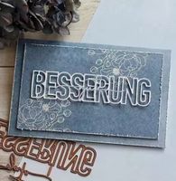 Stanzschablone Nr.1070, Genesung, gute Besserung