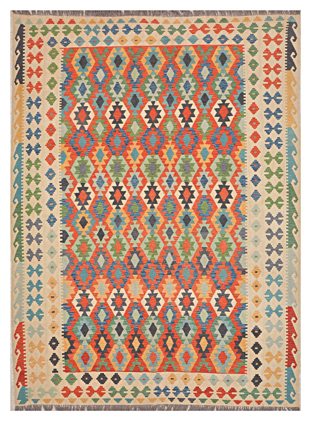 Kelim Tappeti: Oriente Kelim Teppich 345x250 cm – Nuovo e nell'imballaggio originale da Lahore venduto da Fairways79 7