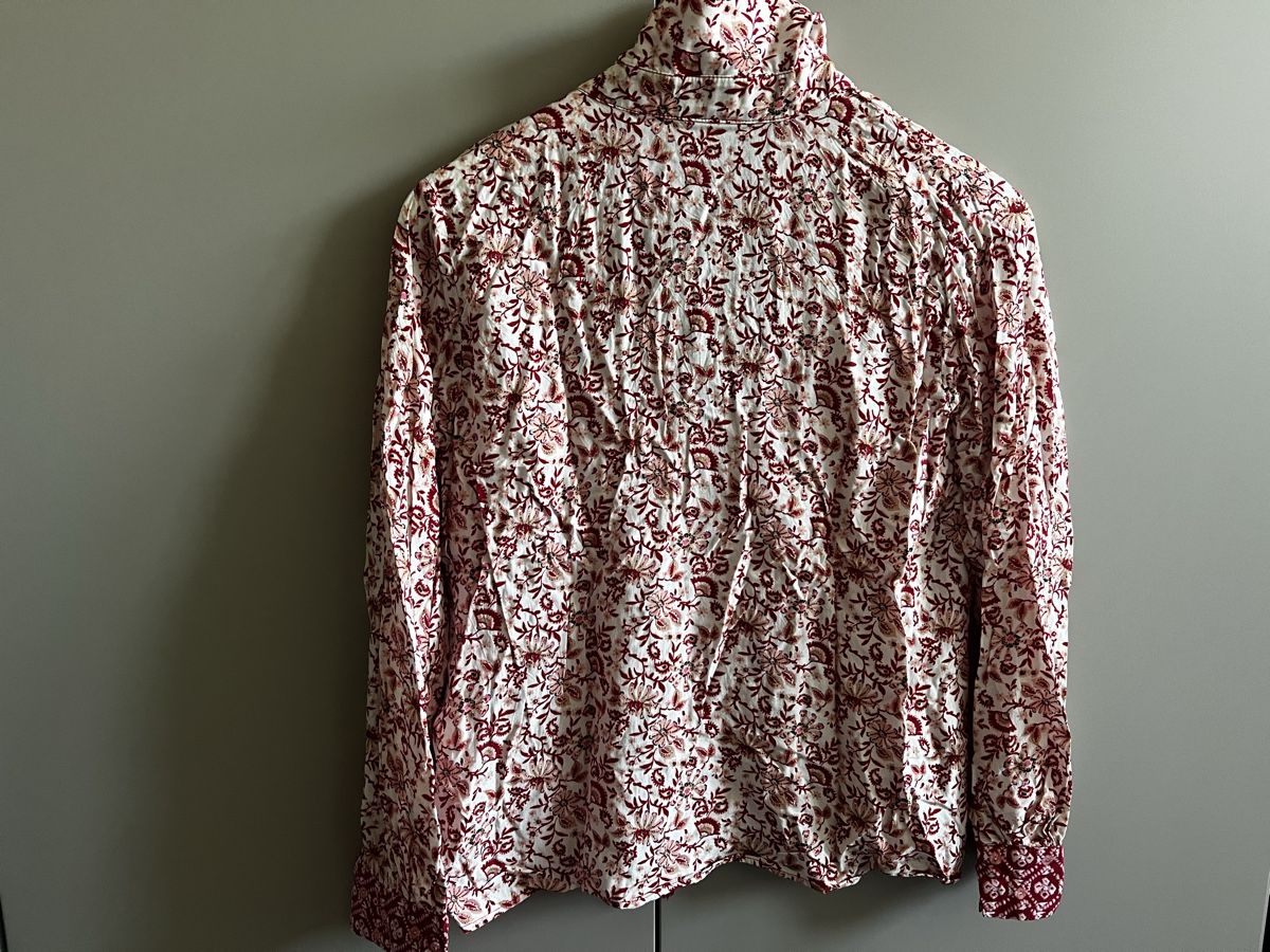 Zara Camicette: Zara Bluse rot gemustert Gr. S neuwertig – Usato da Bottighofen venduto da fritz-81 3