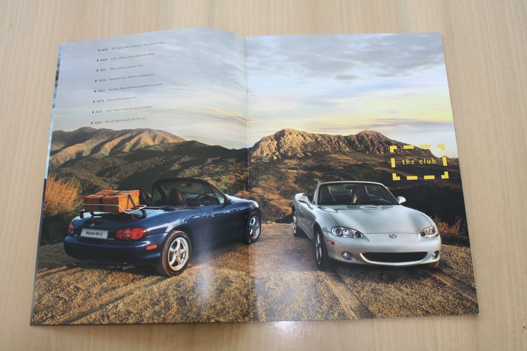 Mazda Documenti: Mazda MX-5 CH-Prospekt 2001 – Usato da Wikon venduto da erwin400 2