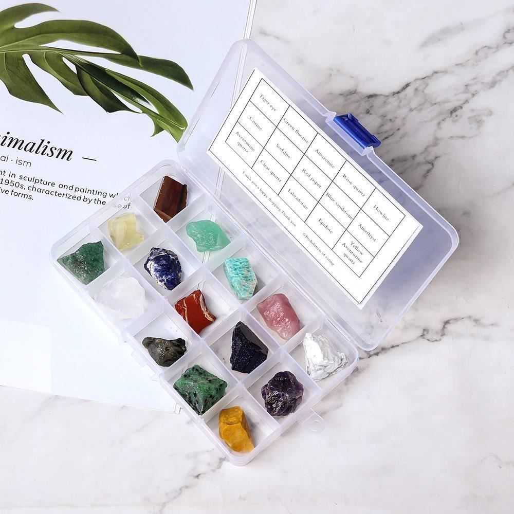 Mineralien & Heilsteine: 15 types de pierres de cristal naturel – Neu und originalverpackt aus Gurmels von Swisspod 1