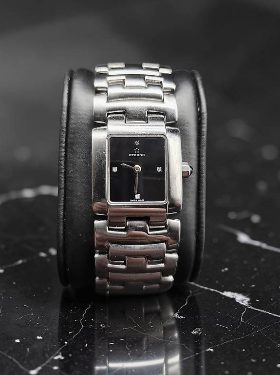 Orologi: Eterna Damenuhr  mit Diamanten – Usato da Basel venduto da mkz_859r