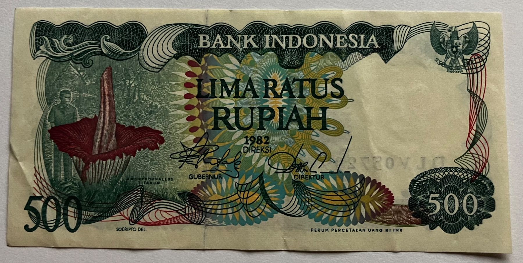 Banconote: Indonesien 1000 Rupiah 1982 – Usato da Algetshausen venduto da Carrhard