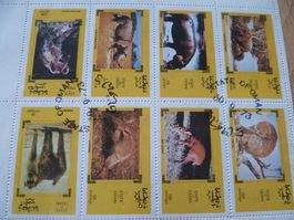 Briefmarken Oman Tiere, Jahrgang 1973, Top Zustand!