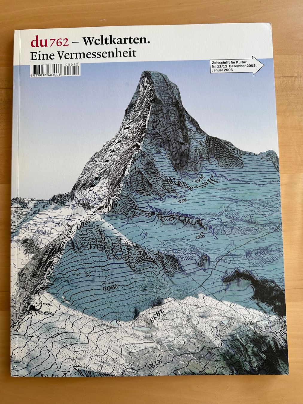 Riviste & Magazine: Zeitschrift "du": Weltkarten – Usato da Bern venduto da mordswein