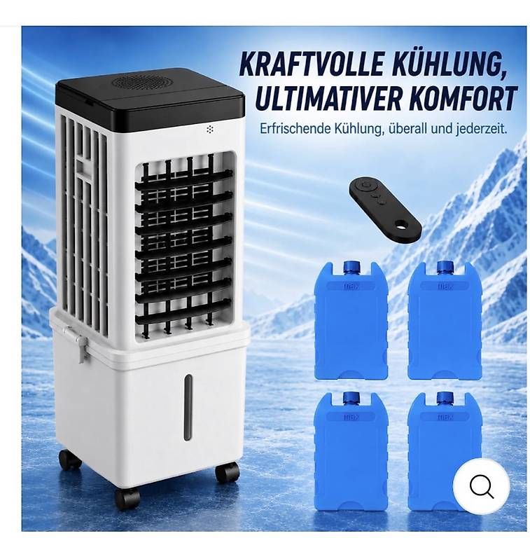 Ventilatoren: Klima Ventilatore / Wasser mit Eistabletten tank – Gebraucht aus Dübendorf von Handyoutlet