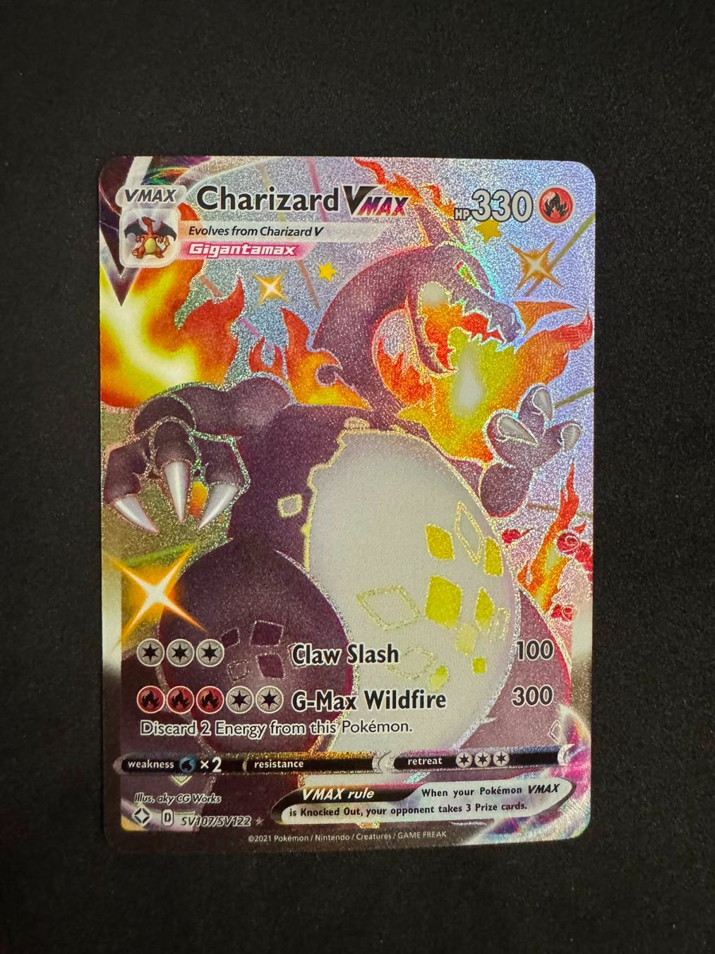 Pokémon Carte collezionabili: Pokemon Charizard VMAX (SHF SV107) Englisch – Usato da Pratteln venduto da WorldcollectorsCH