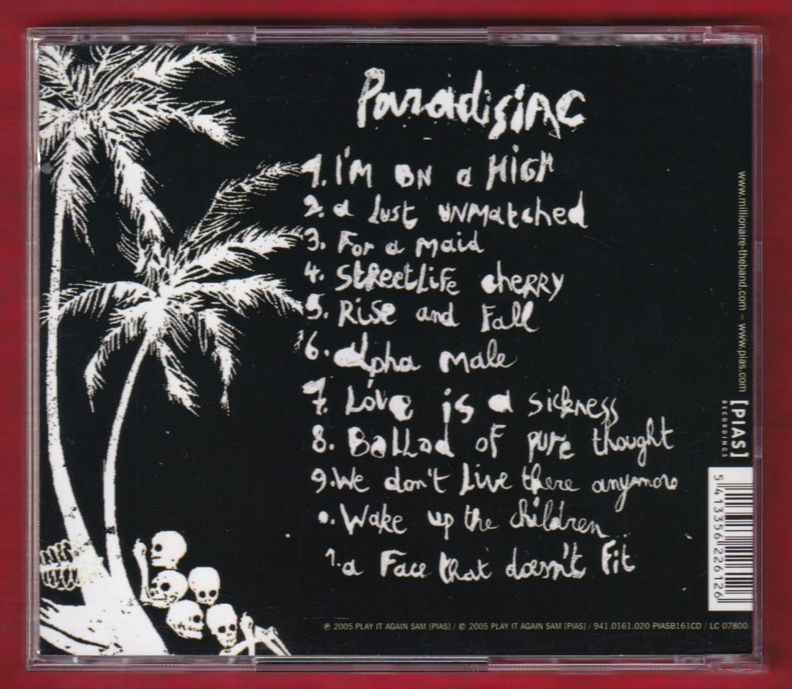 CD: Millionaire - Paradisiac (CD) – Usato da Zürich venduto da Pfluftl2000 1
