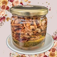 Hausgemachter Akazienhonig mit Walnüssen – 500 g
