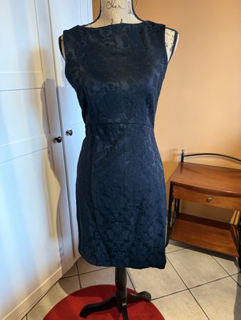 Orsay robe élégante noire, longueur genou – Taille 36