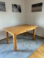 Selbstgemachter Esstisch Holz mit Schublade guter Zustand
