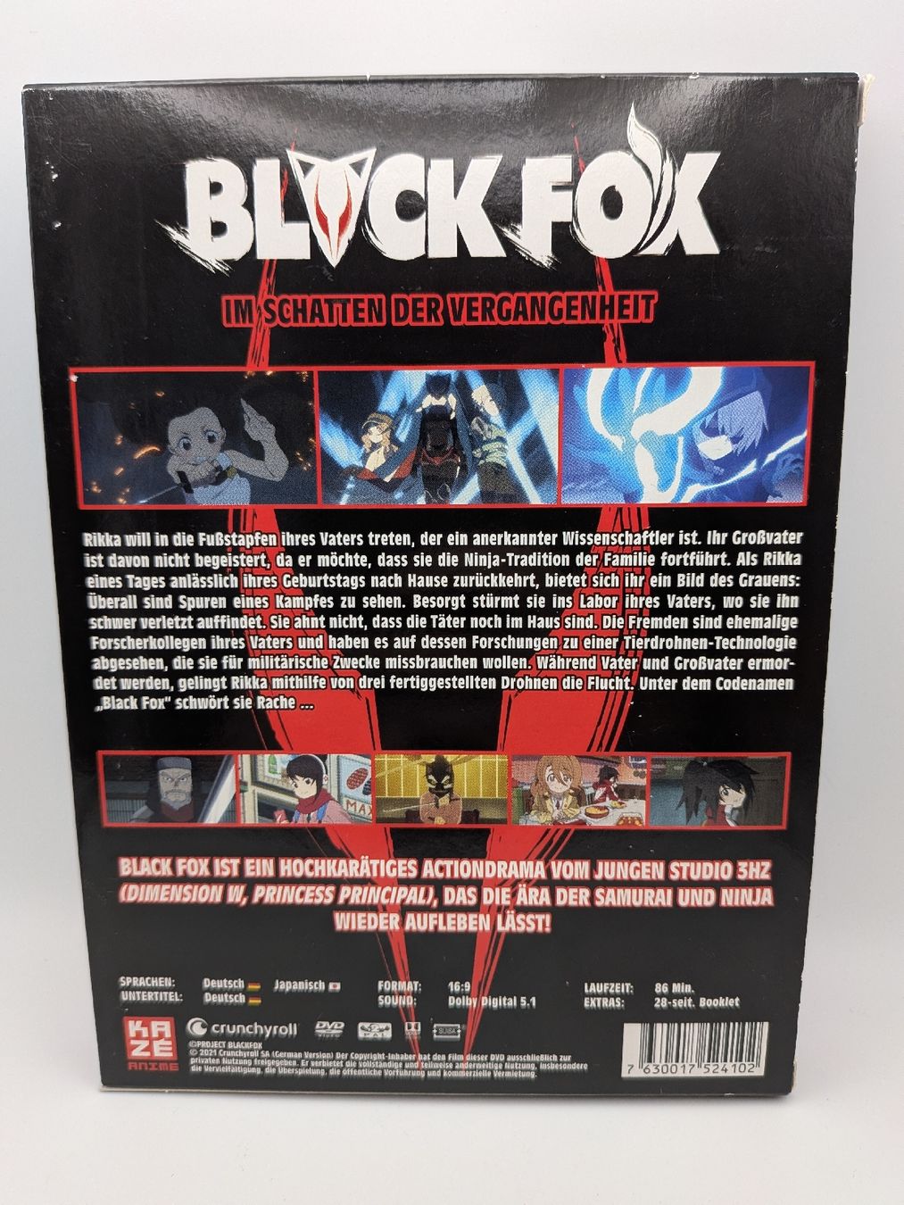 Tutti i DVDs: Black Fox DVD Anime, Top Zustand. Kaze – Usato da Liebefeld venduto da Loopinfility 1