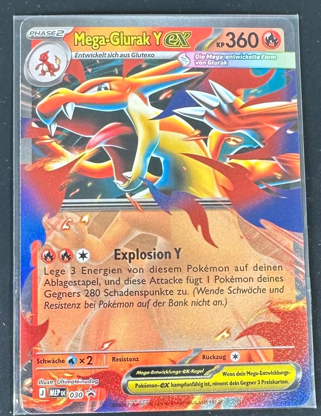 Pokémon Carte collezionabili: Mega-Glurak Y ex MEP 030 Deutsch Pokémon – Nuovo (secondo la descrizione) da Dübendorf venduto da TrimTrend 1