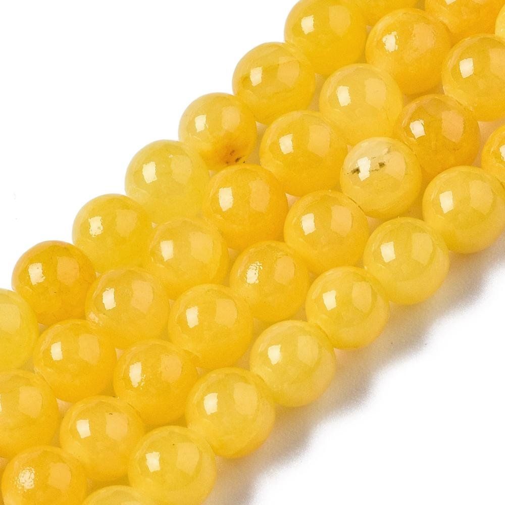 Pietre preziose: Jade Zitrone Perlen 4mm, 1 Strang – Nuovo (secondo la descrizione) da Alpnachstad venduto da perlengaby 2