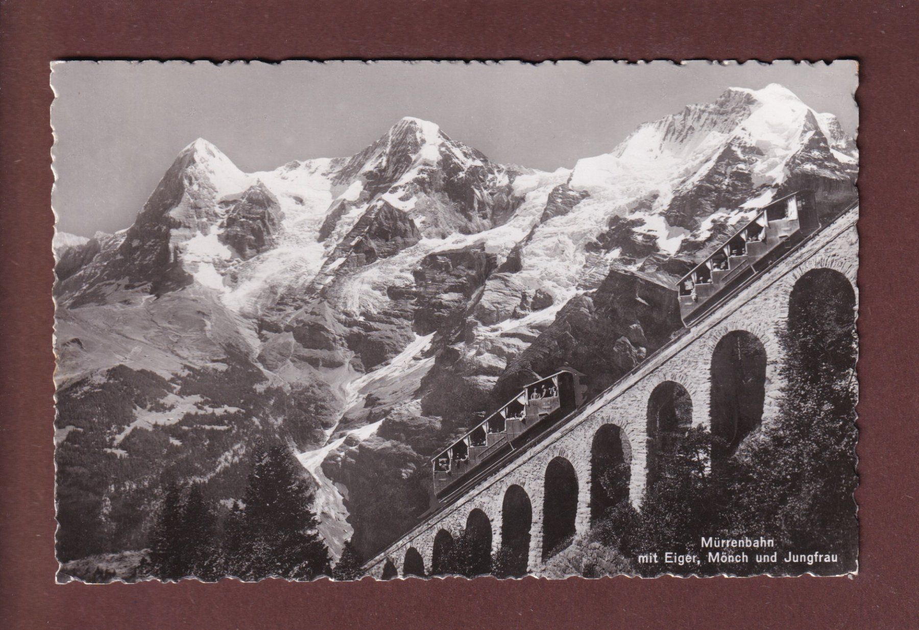 Cartoline postali: MÜRRENBAHN - 1941 – Usato da Pully venduto da nicecards