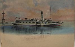 "LAUSANNE"  Bateau à Vapeur dép. de Genève
