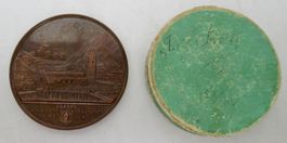 Medaille Glarus Durch Feuer Zerstört am 10 U. 11 Mai 1861 BR