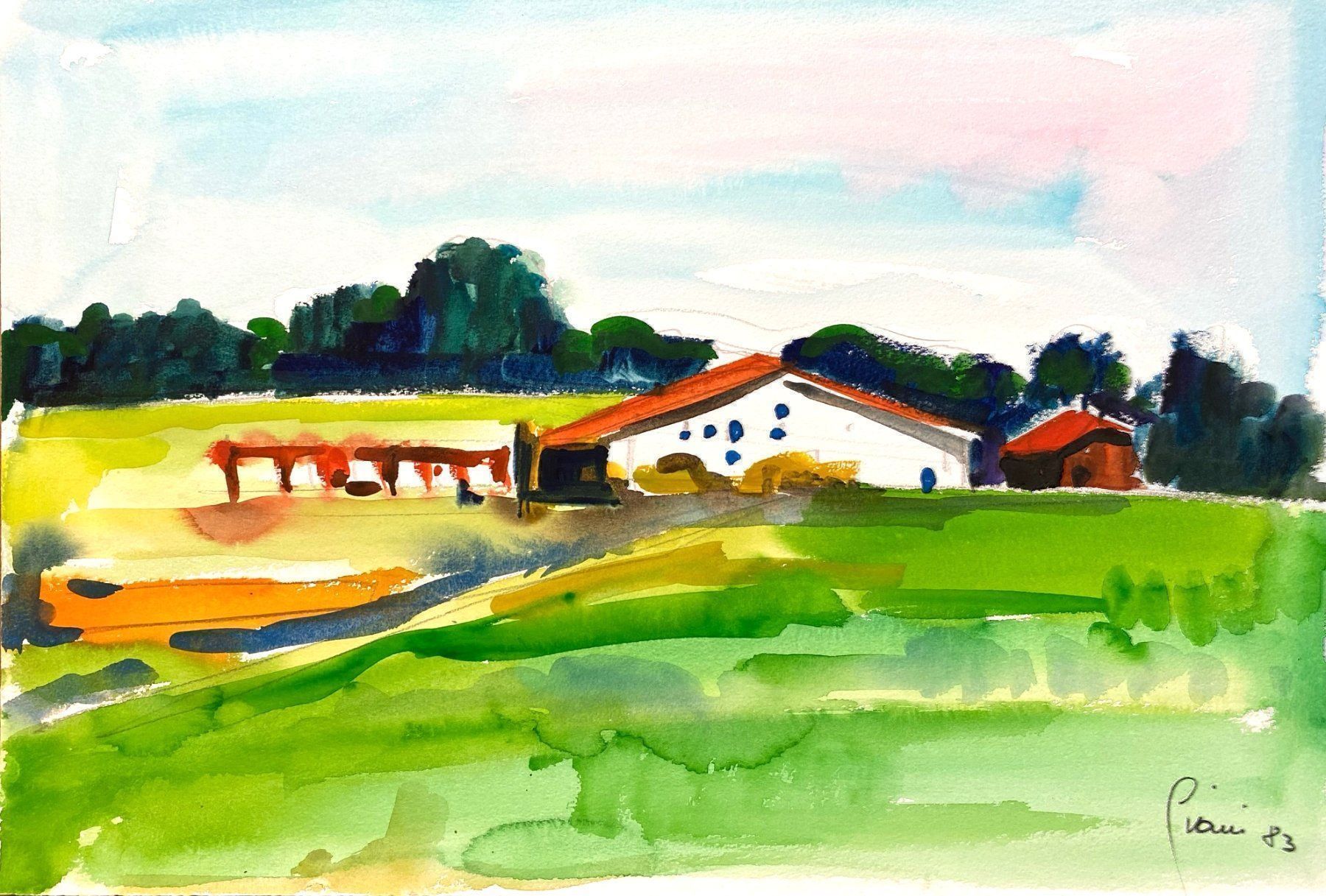 Dipinti: Giani Castiglioni Gouache 1983 – Nuovo (secondo la descrizione) da grenchen venduto da Belarte
